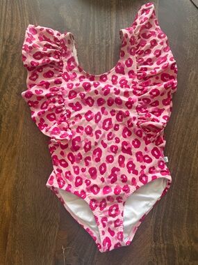 Posh Peanut - Presley Jane Flutter Sleeve Kids Swimsuit (5T)